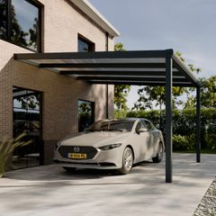 Pratt & Söhne Original Carport Klar Polycarbonat 16 mm 4 x 4 m